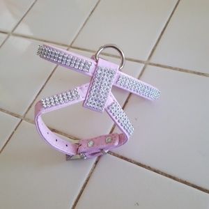 Bling diamond puppy or small dog  harness